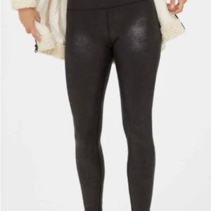 Aerie Crackled Black Leggings